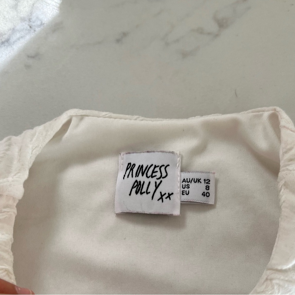Princess Polly Kian Mini Skirt Set - White - Size US 8 - Picture 4 of 8